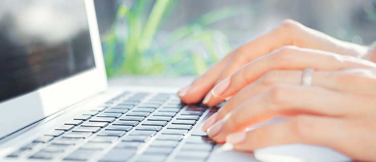 Registrera eller uppdatera dina uppgifter.