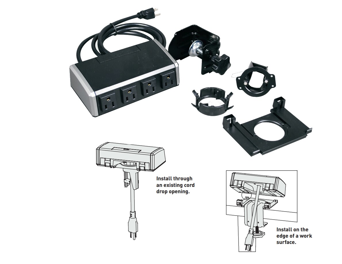 Wiremold WSC400-S Desktop Power Center