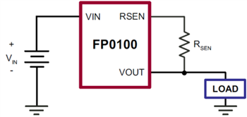 Application Circuit Diagram - Microchip Technology FP0030/FP0060/FP0100 Low-Voltage Switches