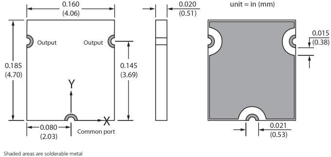 Mechanical Drawing - Dielectric Laboratories / Knowles Wilkinson Power Dividers