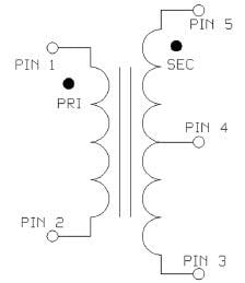 Schematic - MACOM MABA-011062 Step-Up Balun Transformer