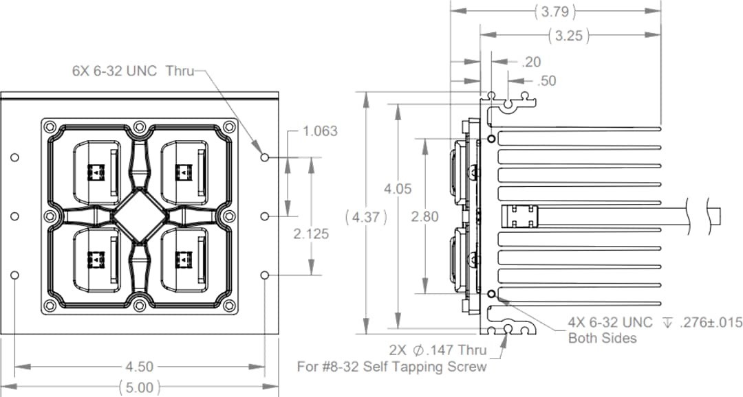 Mechanical Drawing - New Energy LED MOD BLOCKS