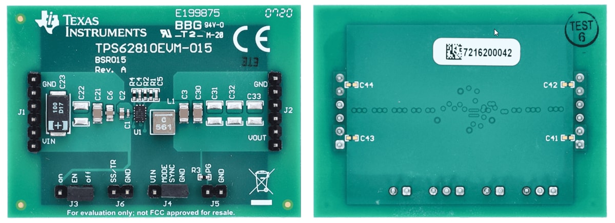 Texas Instruments TPS62810EVM-015 Evaluation Module
