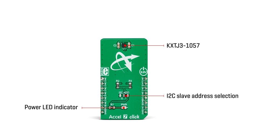 Block Diagram - Mikroe Accel 7 click (MIKROE-3244)