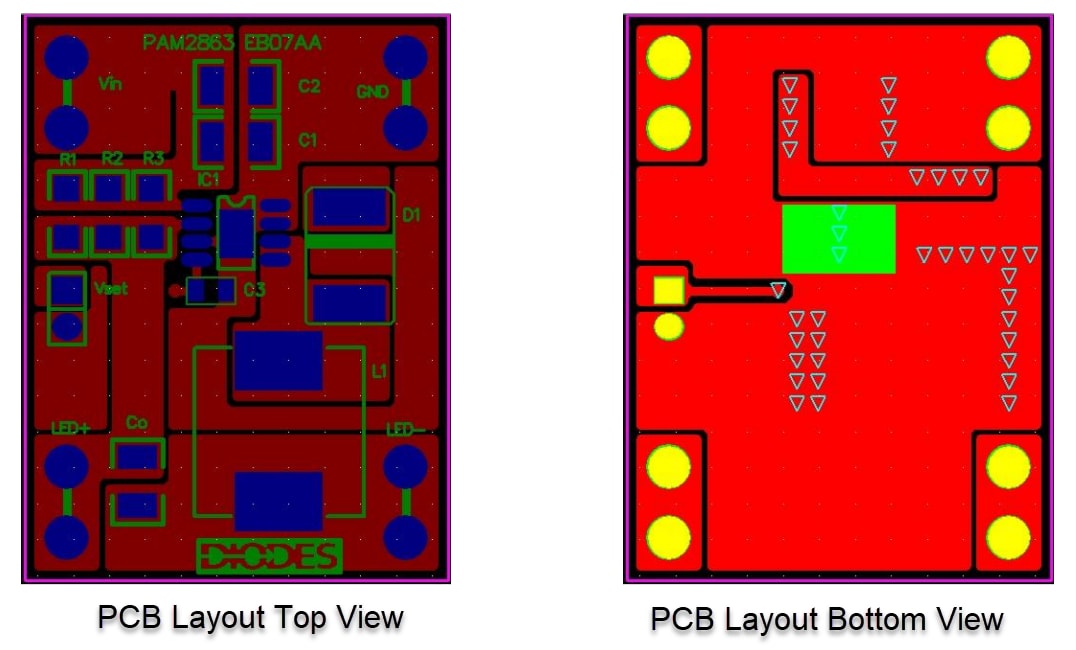 Diodes Incorporated PAM2863EV1 Evaluation Board