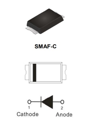 PANJIT SB32AFC to SB36AFC Schottky Barrier Rectifiers