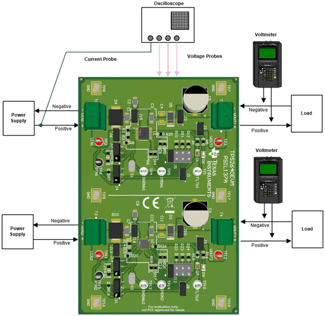Mechanical Drawing - Texas Instruments TPS2640EVM eFuse Evaluation Module (EVM)