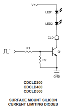 Application Circuit Diagram - Central Semiconductor CDCLD Current Regulator Diodes