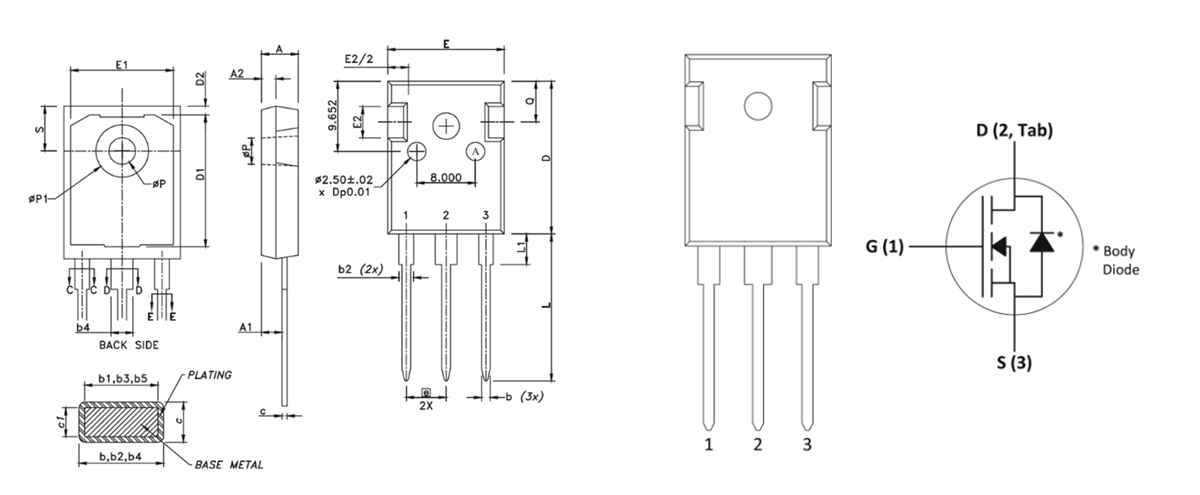 IXYS LSIC1MO170E0750 N-Channel SiC MOSFET