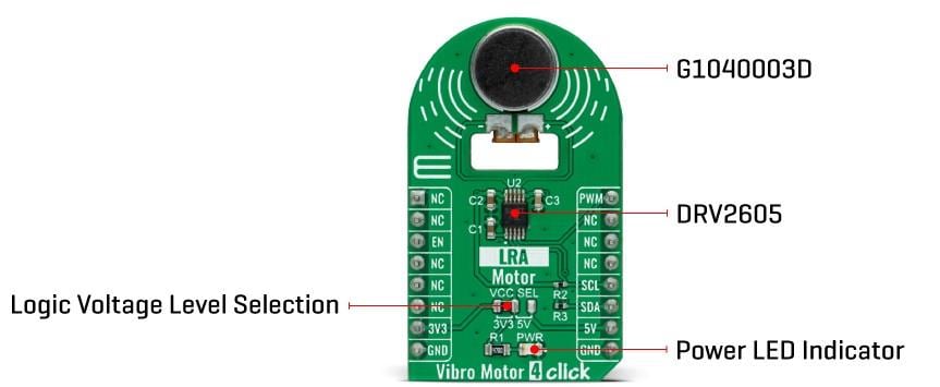 Mikroe Vibro Motor 4 Click