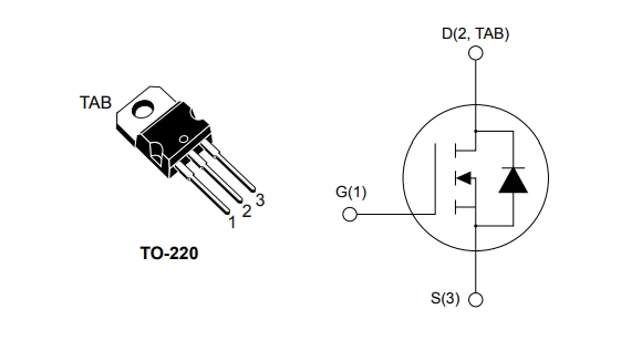 Application Circuit Diagram - STMicroelectronics STP60N043DM9 MDmesh DM9 Power MOSFET