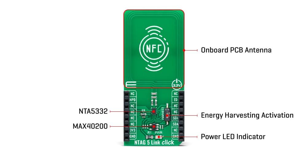 Mikroe NTAG 5 Link Click