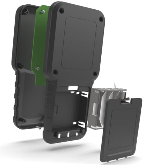 New Age Enclosures 4 AA Handheld Enclosures