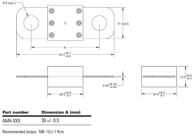 Eaton Electronics AMH Automotive Bolt-in Fuses
