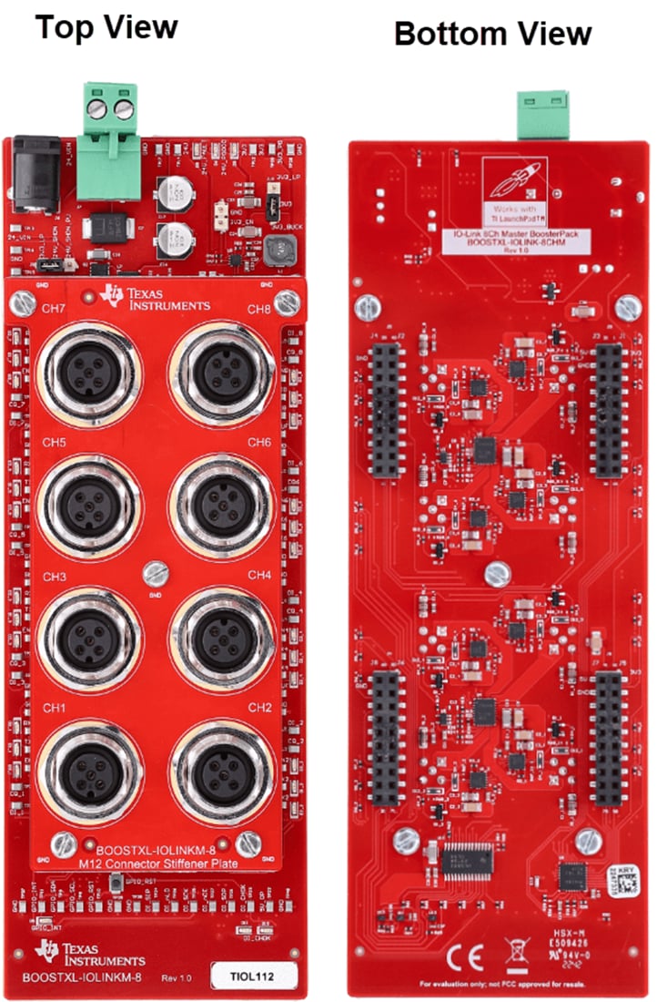 Mechanical Drawing - Texas Instruments BOOSTXL-IOLINKM-8 Eight Port IO-Link BoosterPack™