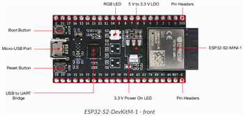 Espressif Systems ESP32-C6-DevKitM-1-N4 Development Board