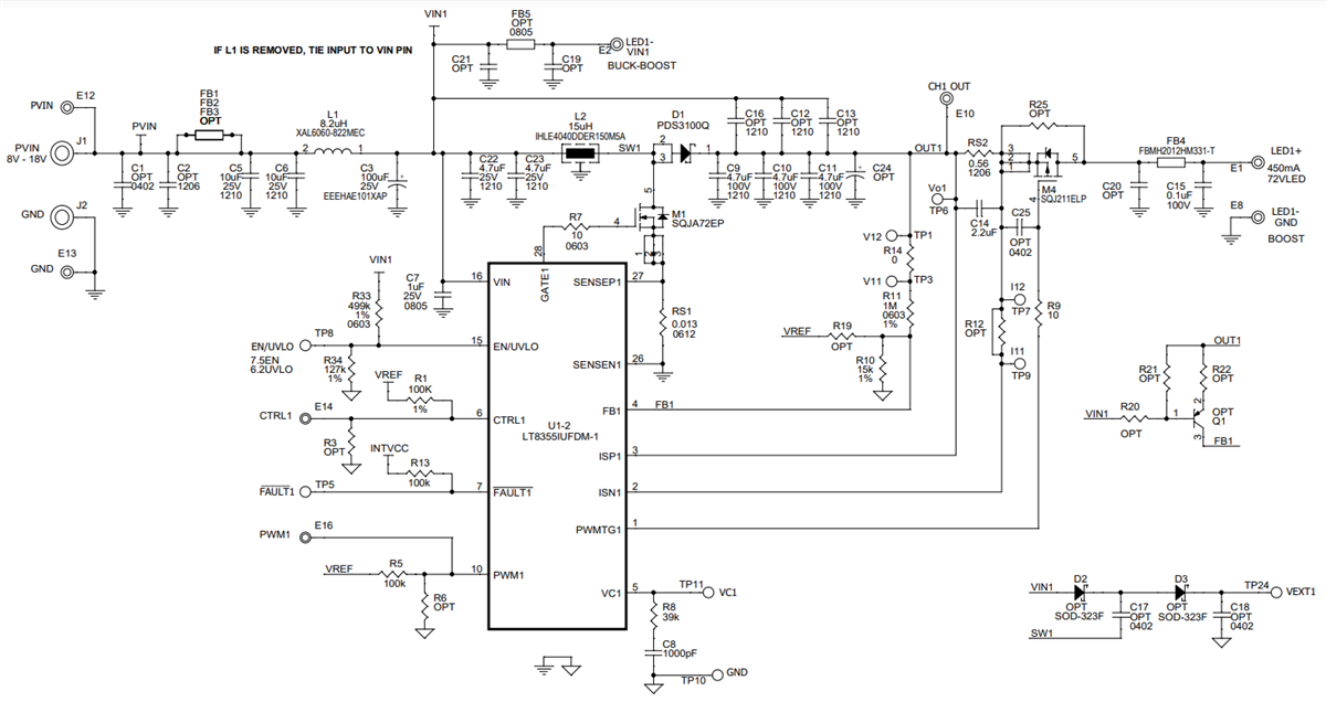 Schematic - Analog Devices Inc. EVAL-LT8355-1-AZ Evaluation Board