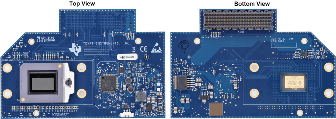 Mechanical Drawing - Texas Instruments DLP780TEEVM DMD Evaluation Module (EVM)