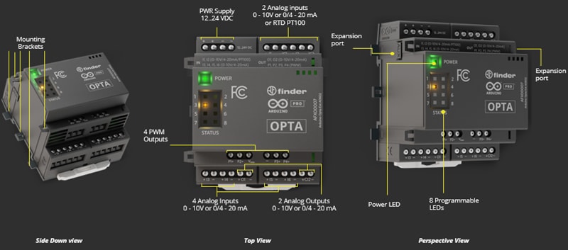 Arduino Pro Opta® Analog Expansion Kit A0602
