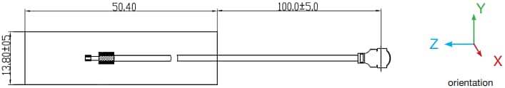 Mechanical Drawing - Siretta Echo 44 5G C-Band & Wi-Fi® 7 Flexible Antennas