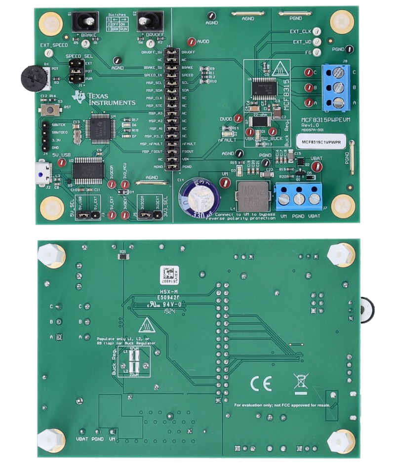 Texas Instruments MCF8315PWPEVM Evaluation Module