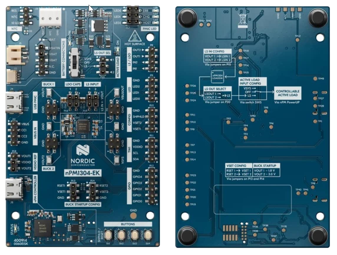 Nordic Semiconductor nPM1304 Evaluation Kit