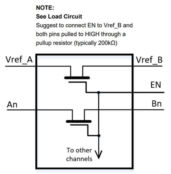 Block Diagram - Diodes Incorporated LSF0106/LSF0108 8-Bit Bidirectional Level Shifters