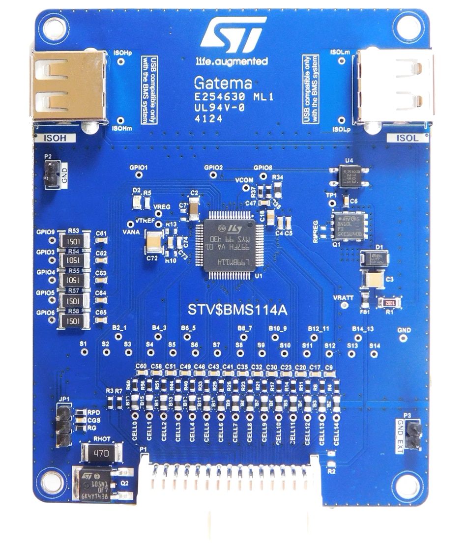 Location Circuit - STMicroelectronics STEVAL-BMS114 BMS Evaluation Board