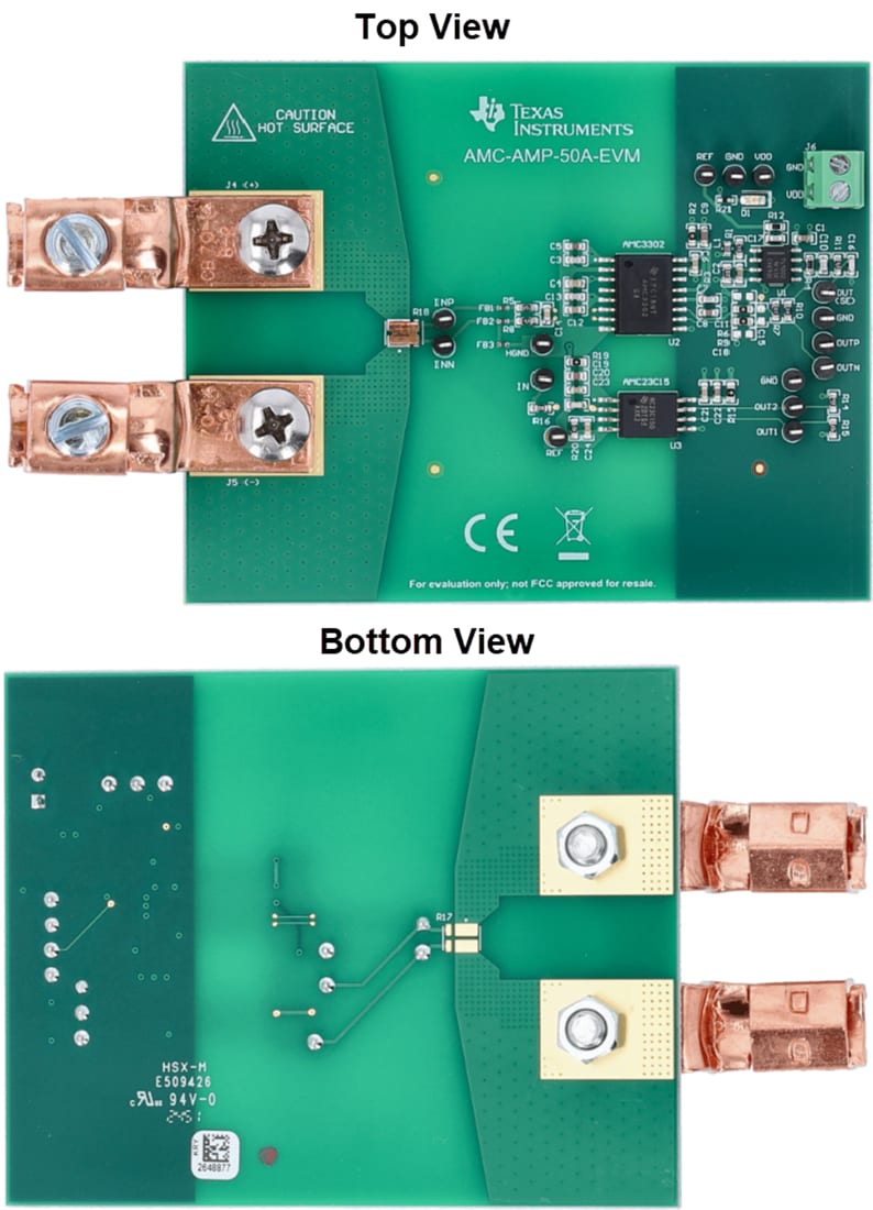 Mechanical Drawing - Texas Instruments AMC-AMP-50A-EVM Amplifier Evaluation Module (EVM)