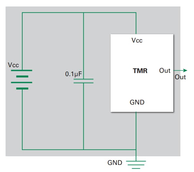 Application Circuit Diagram - Littelfuse TMR Digital Magnetic Switches