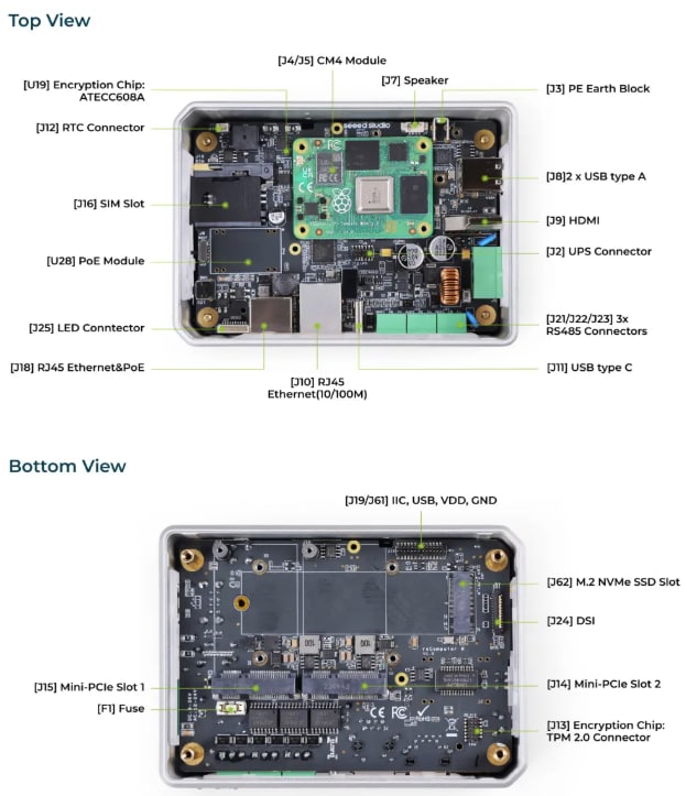 Seeed Studio reComputer R10x Raspberry Pi IoT Gateways