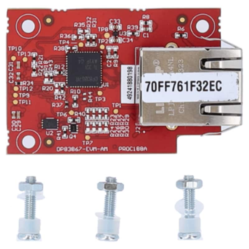 Mechanical Drawing - Texas Instruments DP83867-EVM-AM Ethernet PHY Add-On Board