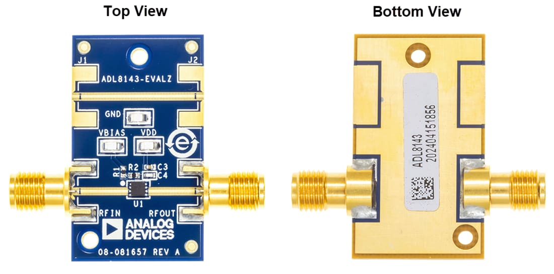 Mechanical Drawing - Analog Devices Inc. ADL8143-EVALZ Evaluation Board for ADL8143