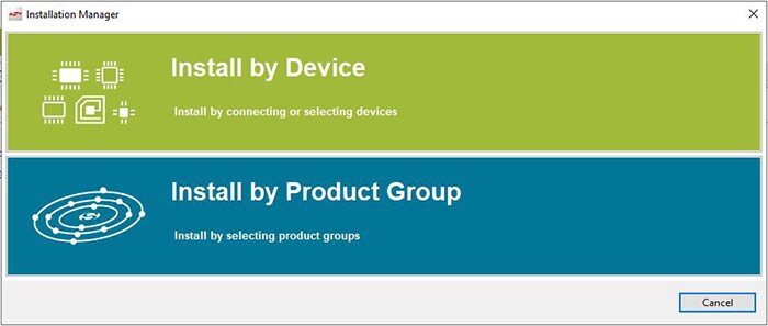 Installation manager for installing SDK