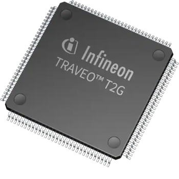 Cypress Traveo II microcontrollers product microsite