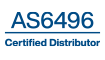 AS6496-certifierad distributör, logotyp